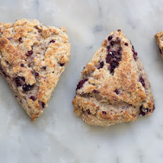 Whole Wheat Blackberry Ricotta Scones