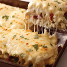 Creamy White Chicken & Artichoke Lasagna