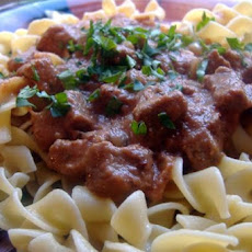 Crock Pot Beef Stroganoff
