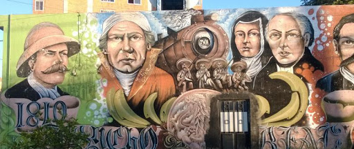 Mural Heroes De La Independencia
