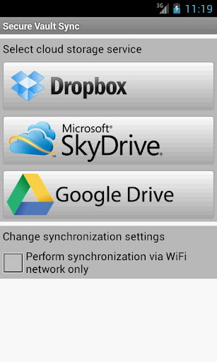 secure-vault-sync for android screenshot