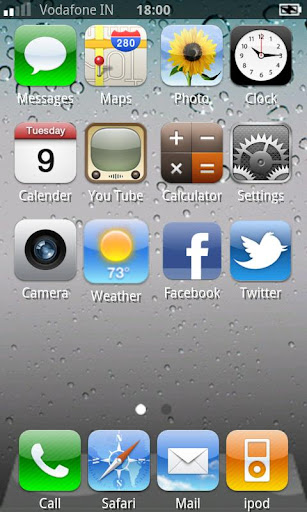 iphone-5-theme for android screenshot