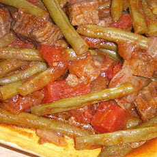 Arabic Green Beans With Beef