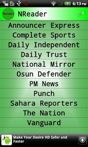 Nigeria News Reader