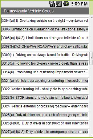 Pennsylvania Vehicle Code