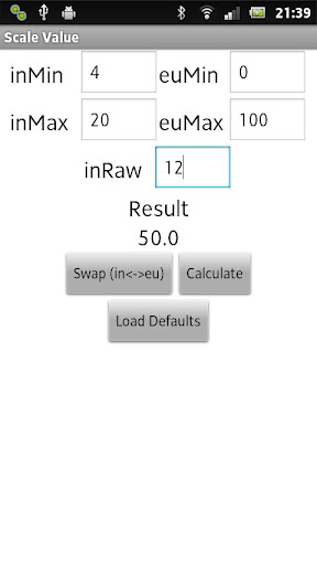 Scale Value