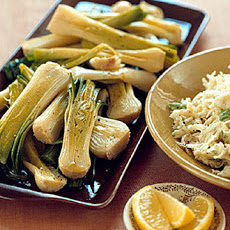 Warm Leeks Vinaigrette (Poireaux Tiedes En Vinaigrette)