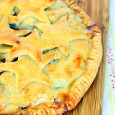 Free Form Cherry Pie with Cream Cheese Crust