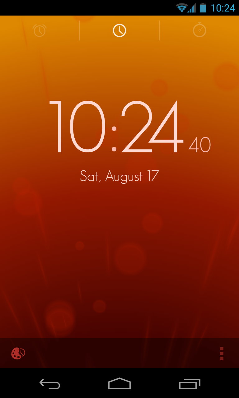 Android application Timely Alarm Clock screenshort