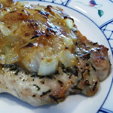 Roast Pork With Onion Stuffing