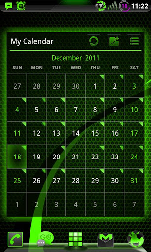 GOWidget PoisonGreen ICS -Free