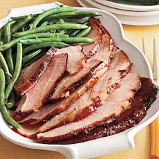 Red-Currant-Pomegranate Glazed Ham