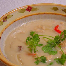 Spicy Chicken Soup With Hints of Lemongrass and Coconut Milk