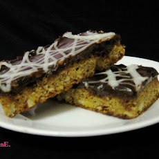 Gluten Free White Mocha Almond Fudge Bars