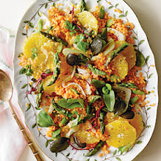 Asparagus, Orange, and Lentil Salad