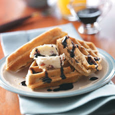 Portobello Waffles with Balsamic Syrup Recipe