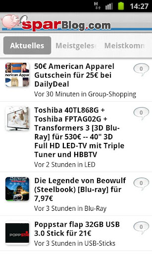 SparBlog.com – Schnäppchen App