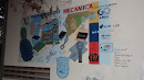 Mural XL Aniversario Escuela Mecánica