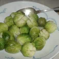 Lemon Glazed Brussels Sprouts