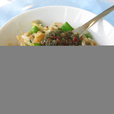 Kimchi and Green Onion Fried Rice with Chive Spoon Sauce