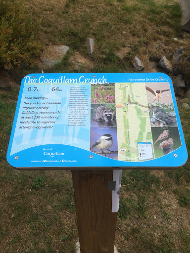 The Coquitlam Crunch 0.7 Km Marker