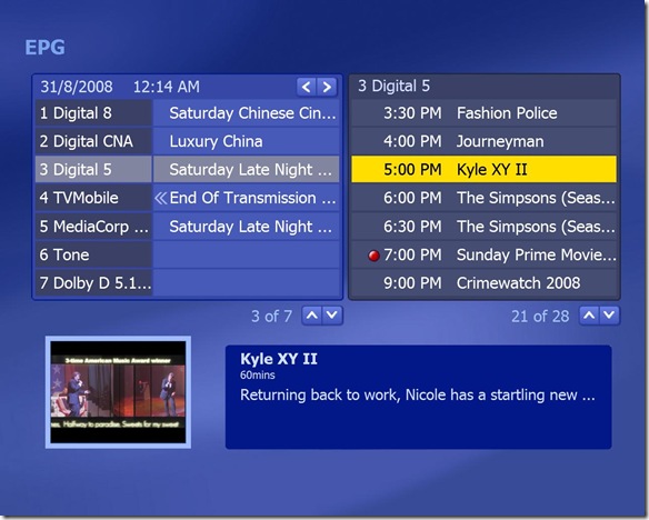 Electronic Program Guide