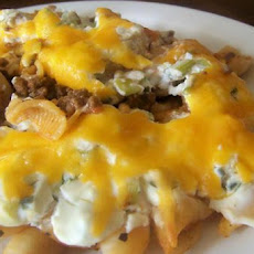 Cheese Topped Beef Bake