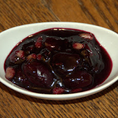 Double Grape, Rosemary and Pine Nut Compote