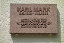 Karl Marx Gedenktafel