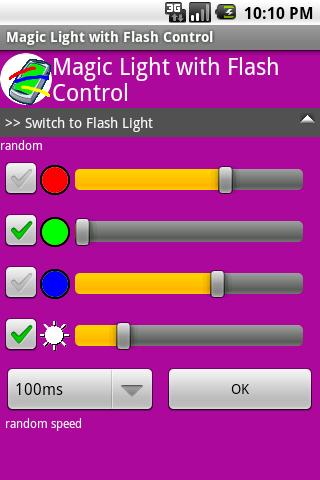 Magic Light with Flash Control