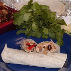 Mushroom and Black Bean Burritos