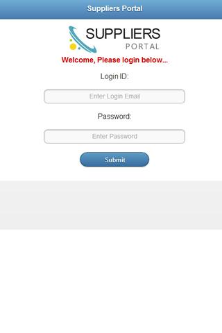 Suppliers Portal