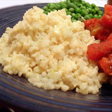 Lemony Brown Rice Pilaf