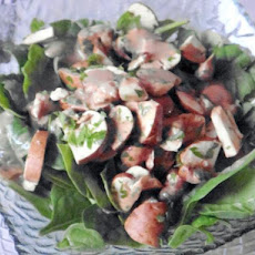 Spinach & Mushroom Salad