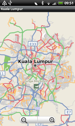 Kuala Lumpur Street Map