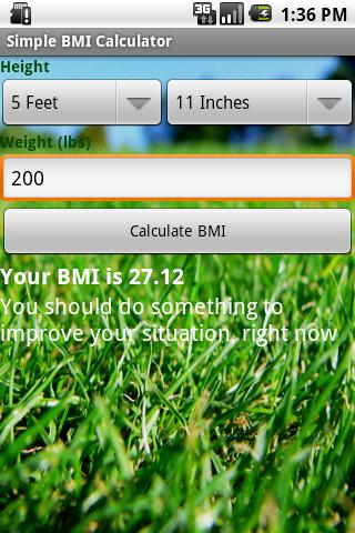 Simple BMI Calculator