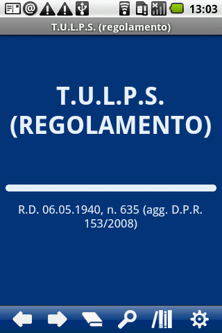 IT TULPS Regolamento