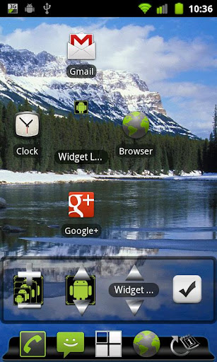 Launcher Widget Sizing