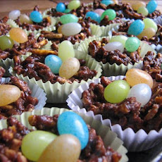 Easter Nests With Jelly Bean Eggs, Peanut Free