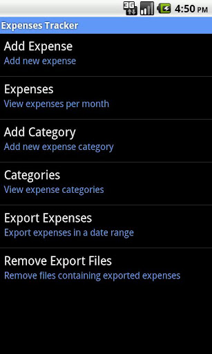 Expenses Tracker