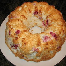 Scrumptious Cranberry Angel Food Cake
