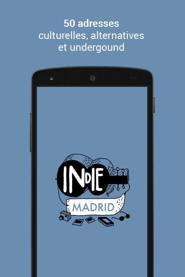 Android application Indie Guides Madrid screenshort
