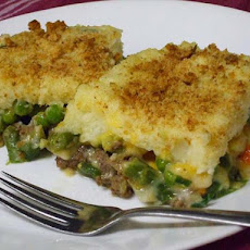 The Mixture - Green Bean, Mashed Potato, Ground Beef Casserole