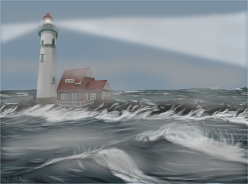 Fog: Lighthouse