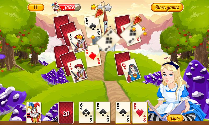 Android application Neverland Solitaire screenshort