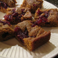 Cranberry Swirl Pumpkin Bars