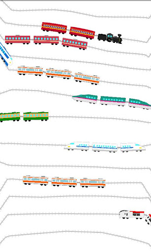 電車が動く！走るお絵かき 幼児向け