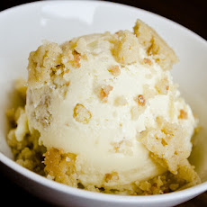 White Chocolate Ginger Shortbread Ice Cream