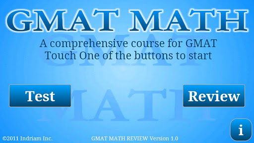 GMAT Math Review