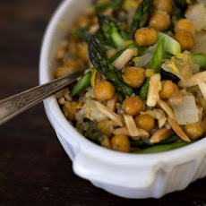 Ten Minute Tasty Asparagus and Brown Rice